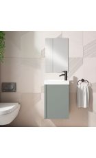 Lagos 400mm Wall Hung Cloakroom Vanity with Basin