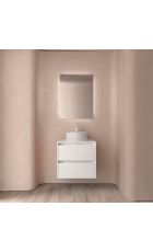 Salgar Noja 2 Drawer Wall Hung Vanity with Countertop (No Basin)