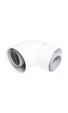 Ideal 90° Flue Elbow Kit 60/100mm