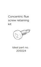 Ideal Concentric Flue Screw Retaining Kit