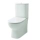 Bari Close Coupled Comfort Height Rimless Toilet and Seat