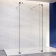 Rosery Nova 600mm Double Entry Wetroom Panel with 300mm Swivel Panel and 1200mm Stabilising Bar (Chrome)