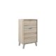 Midi 500mm Floorstanding 1 Drawer, 1 Door Vanity and Countertop & Chrome Handles & Legs (Oak)