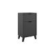 Midi 500mm Floorstanding 1 Drawer, 1 Door Vanity with Countertop & Black Handles & Legs (Ceniza)