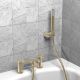 Dalkey Bath Shower Mixer (Brushed Brass)