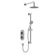 Saffron Dual Outlet Concealed Shower with Kit (Chrome)