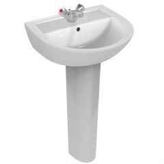 Ideal Standard Sandringham 21 Basin with Full Pedestal