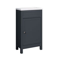 Turin 462mm Classic 1 Door Floor Standing Vanity and Basin