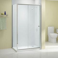 Merlyn Easy Fit Mycro Sliding Shower Door with Side Panel