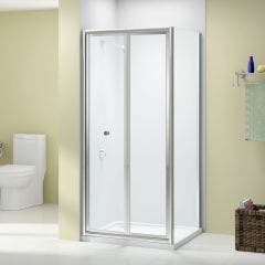 Merlyn Easy Fit Mycro Bifold Shower Door with Side Panel