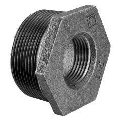 Crane Malleable Iron 140 Hexagon Bush (Black or Galvanised)