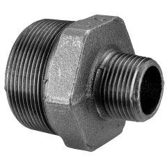 Crane Malleable Iron 145 Reducing Hex Nipple (Black or Galvanised)