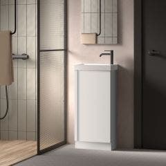 Lagos 400mm Floor Standing Cloakroom Vanity and Basin