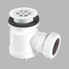 McAlpine 1½" x 19mm Seal Shower Trap - 70mm White Flange