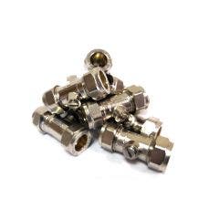 ½" L/P CXC Chrome Plated Isolating Valve (Pack of 10)