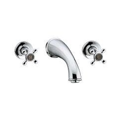 Bristan Trinity 3 Taphole Wall Mounted Bath Filler