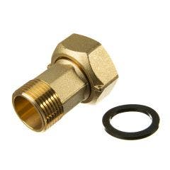 Thread 1" x 1¼" Brass Water Meter Connection