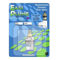 Easi Plumb Single 1/2" Replacement Ceramic Disc Valve (Blue)