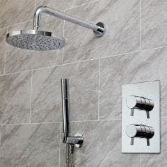 Bristan Prism Concealed Shower Valve with Fixed Head and Wall Outlet Handset