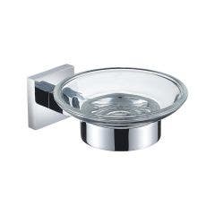 Bristan Square Soap Dish (Brass, Chrome Plated)