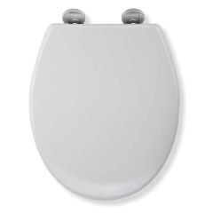 Croydex Round Soft Close Toilet Seat with Quick Release