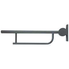 Ideal Standard Contour 21 80cm Hinged Arm Support Rail G4 (Charcoal)