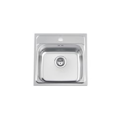 Bar 48 Stainless Steel Kitchen Sink with Ledge