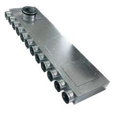 Quiet-Vent 12 Port 75mm Adjustable Manifold (Top Entry) with a 150mm Spigot