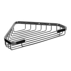 Cobh Large Corner Soap Basket (Chrome)