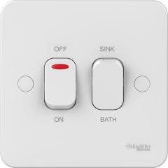 20 Amp Sink/Bath Immersion Switch with Neon (White)