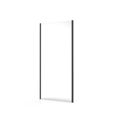 Verve Frameless 760mm Side Panel (Matt Black)