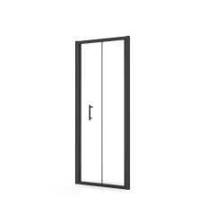 Verve 900mm Bi-Fold Shower Door (Matt Black)