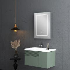 Bann 500x700mm LED Mirror Cabinet (Chrome)