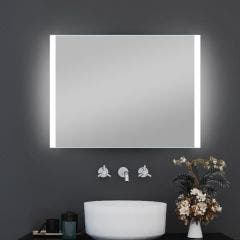 Corrib 800x600mm LED Mirror (Chrome)