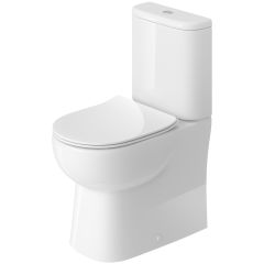 Duravit Durasolenu Rimless Close Coupled Back to Wall Toilet Pan