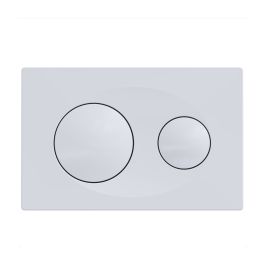 Fluidmaster T-Series Orbi Dual Flush Plate (White)